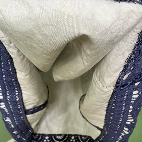 Tory Burch Navy Geometric Mini Dress - Picture 12 of 16